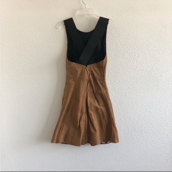 Maje Rigolette Perforated Suede Mini Dress - Picture 3 of 12